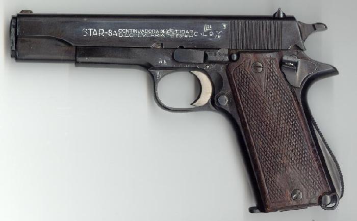 Star+SA+9+Mm Star-Bonifacio Echeverria SA Model B, 9 mm Luger, Bulgarian contract ...