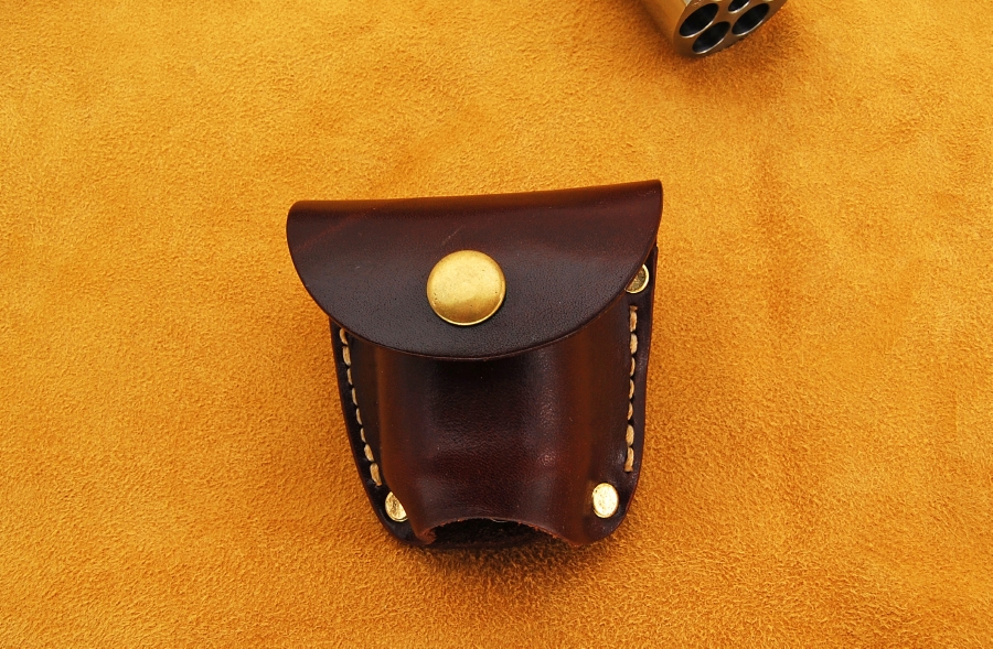 REMINGTON MODEL 1858 STAINLESS STEEL 44 CYLINDER & LEATHER HOLSTER