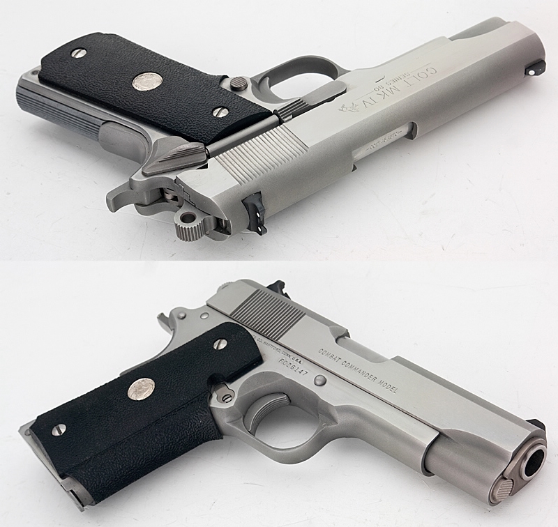 Colt Combat Commander Mk Iv Series 80 Stainless Steel 45 Acp Pistol Lnib For Sale At Gunauction