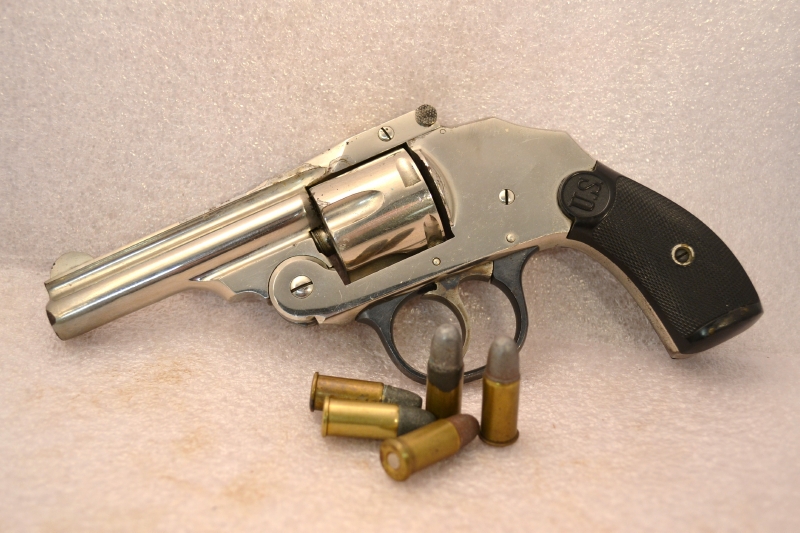 Us Revolver Iver Johnson 5 Shot Top Break 38 Sandw Cal Hammerless Candr For Sale At Gunauction 8914