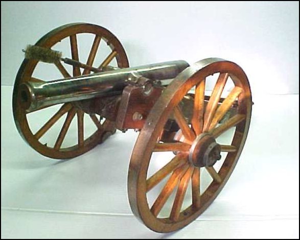 LARGE MODEL CIVIL WAR CANNON BLACK POWDER 