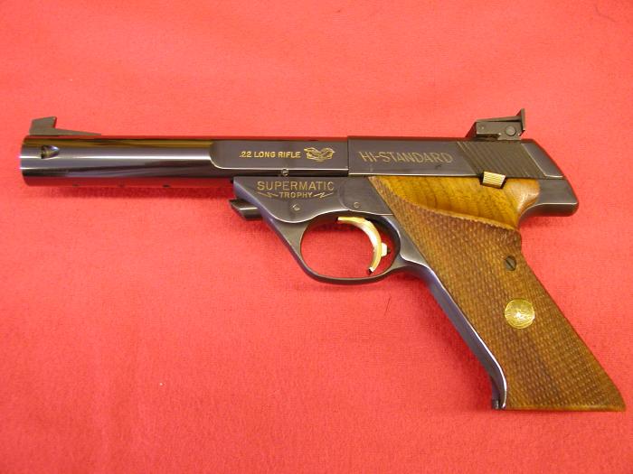 High+Standard+Supermatic+Trophy+104 Hi-Standard SUPERMATIC TROPHY MODEL 104 5 1/2 BULL BARREL For Sale at ...