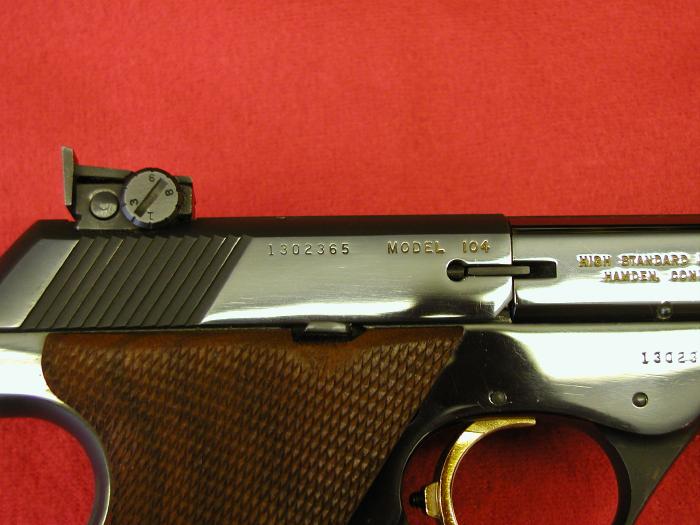 High+Standard+Supermatic+Trophy+104 Hi-Standard - SUPERMATIC TROPHY MODEL 104 5 1/2 BULL BARREL - Picture ...