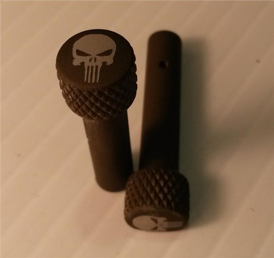 NEW FDE PUNISHER AR15 EXTENDED TAKEDOWN PINS ar 15 For Sale at