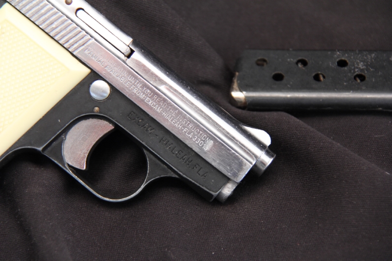 Italian+25+Caliber+Pistols Armi Tanfolio Guisep Italian 25 ACP Cal. Semi-Auto Pocket Pistol