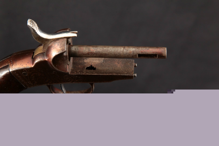 Bacon Manufacturing Co. 2nd Model Pocket Pistol, Refinished Blue 4" Sa