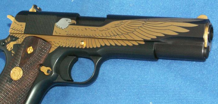 America Remembers AMERICAN EAGLE PISTOL COLT 1911 45 ACP WITH CASE For ...