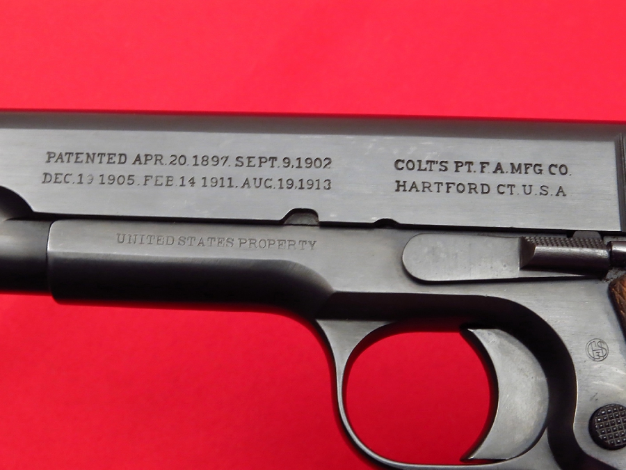 Colt ~ Model 1911 Usmc Marine Corpspre Wwi Mfd 1916rareno Res For Sale At Gunauction 5922