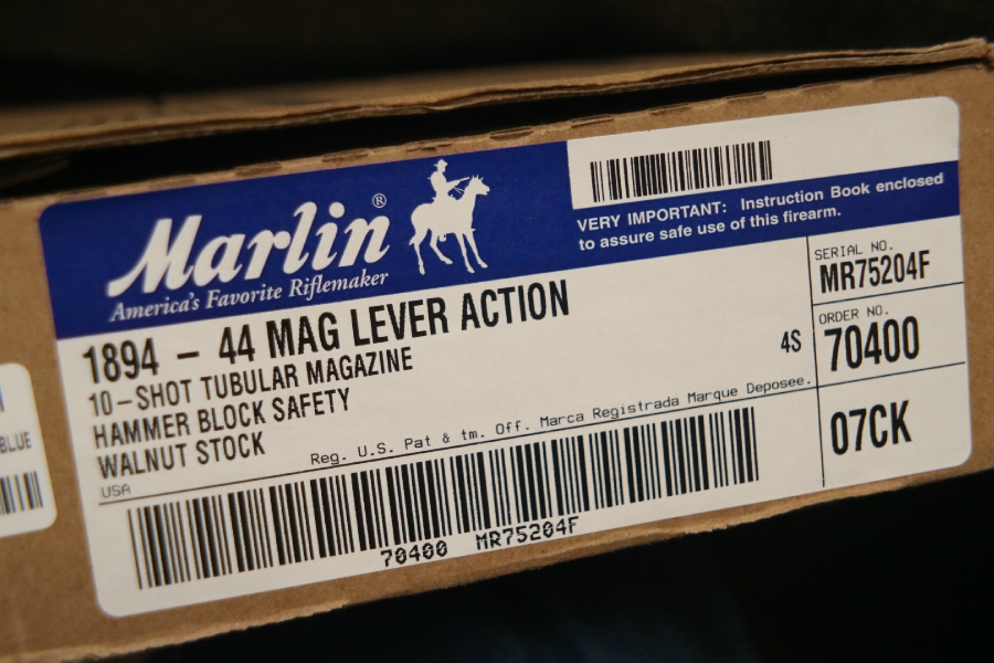 Marlin Model 1894 Rebate Coupon Included 44 Mag For Sale At 