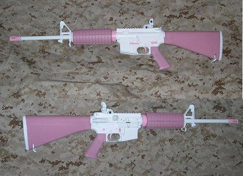 Dpms Panther Arms New Ar 15 A3 Pink And White Custom Dpms Lite 16 For Sale At