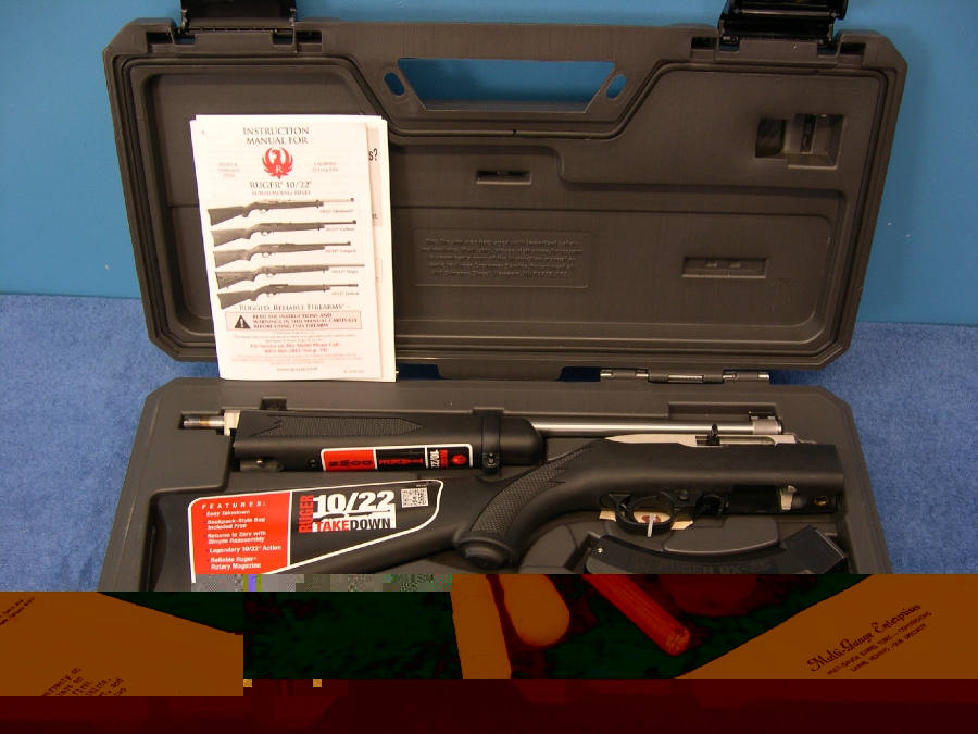 Ruger Reduced 10/22 Takedown W/ Hard Case For Sale at