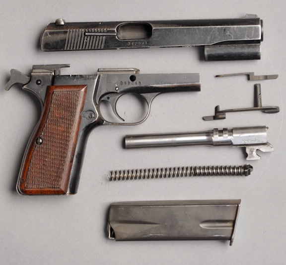 Argentine FM Hi Power 9mm Pistol Browning clone NR For Sale at ...