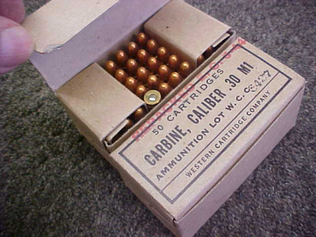 100 Rounds WCC 30 Carbine ammo....'44 Headstamp