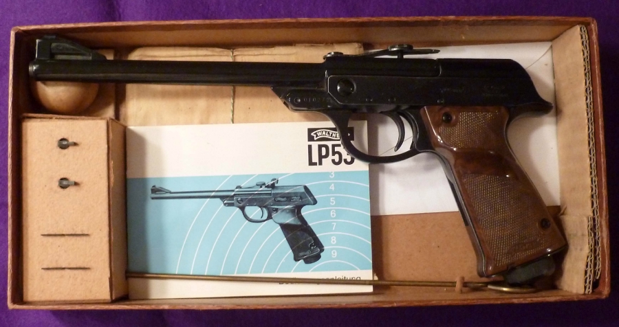 WALTHER LP53 JAMES BOND AIRGUN IN ORIGINAL BOX Picture 1