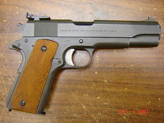 Colt 1911 Military National Match .45 caliber For Sale at GunAuction ...