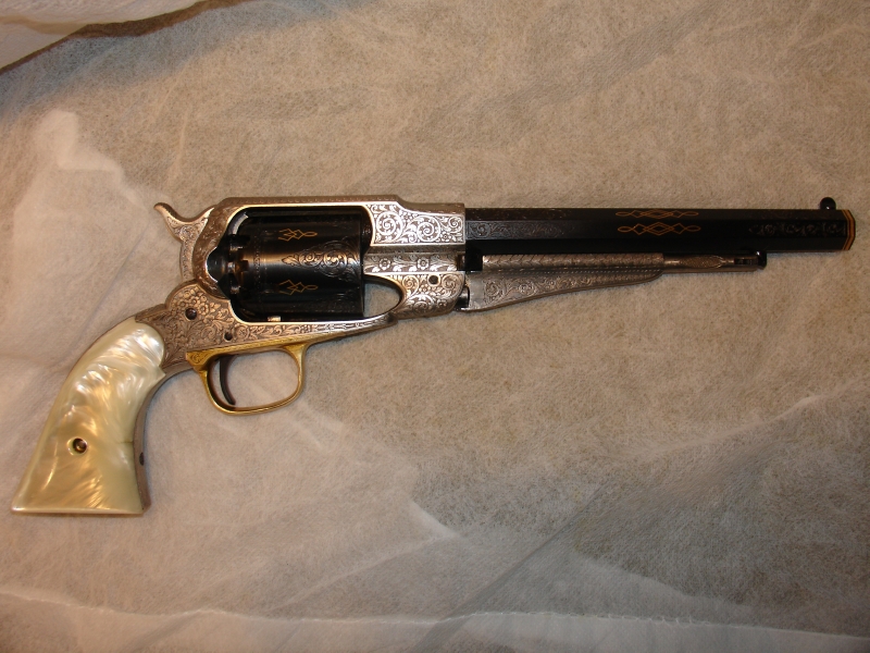 1858-Remington-Navy-Arms-Engraved-Uberti For Sale at GunAuction.com ...