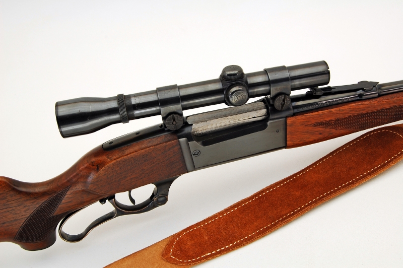 SAVAGE MODEL 99 F CALIBER 300 SAVAGE LEVER ACTION RIFLE & 4X WEAVER ...