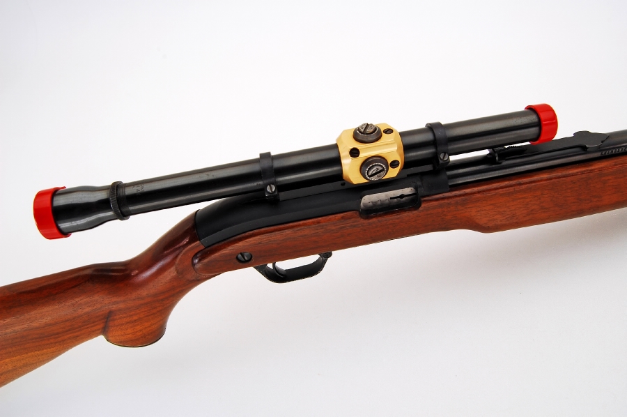 J.C Higgins Model 30 Caliber 22 Long Rifle Semi Auto Tube Feed & Scope C&R Ok For Sale at