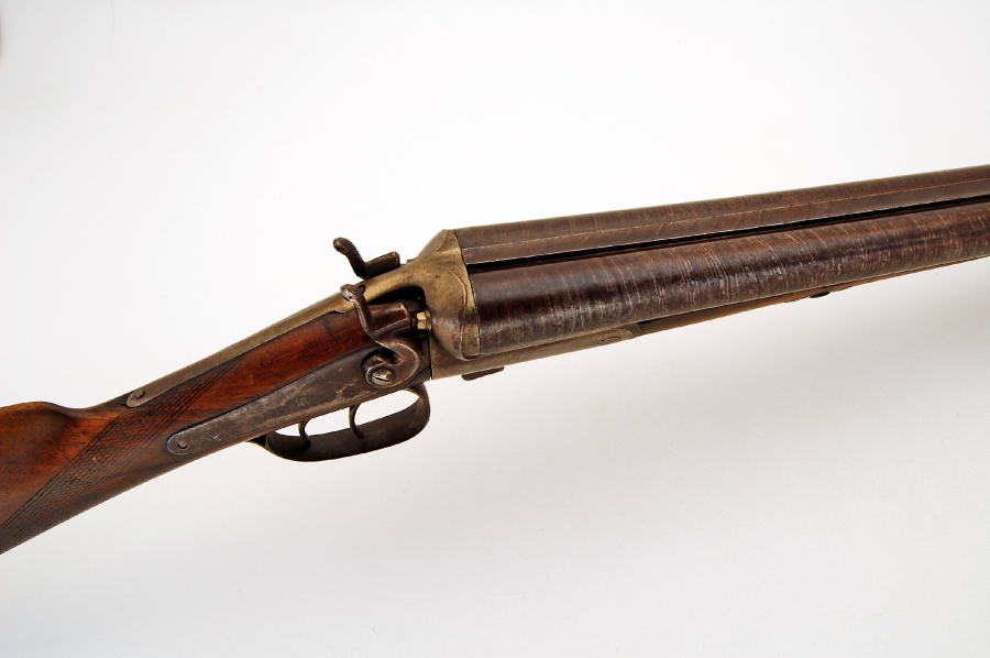 W. Richards Double Barrel Hammer Shotgun