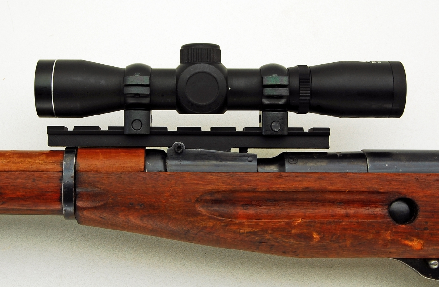 Mosin nagant model m44 caliber 7 62x54 bolt action rifle scope c r ok