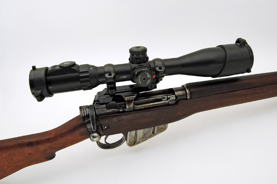 LEE ENFIELD NO4 MK1 BOLT ACTION RIFLE 3X12X44 SCOPE C&R OK For Sale at 13193082