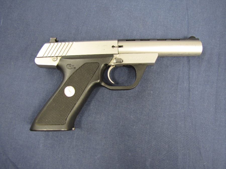 Colt Model 22 Target Semi Auto Pistol Stainless Look For Sale at ...