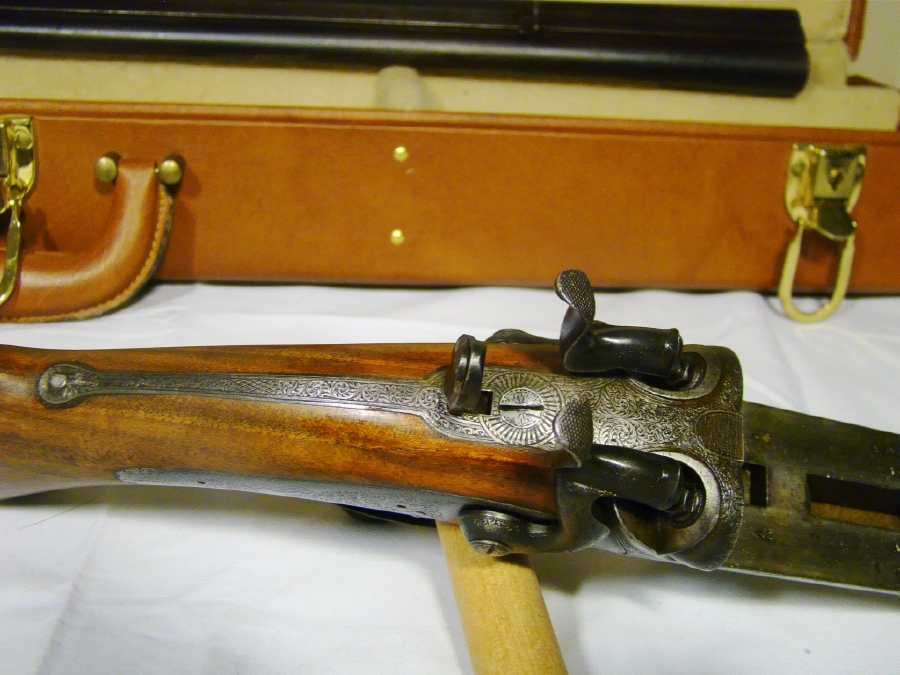 Alexander Henry British Best 500 Double Rifle With Letter For Sale at ...