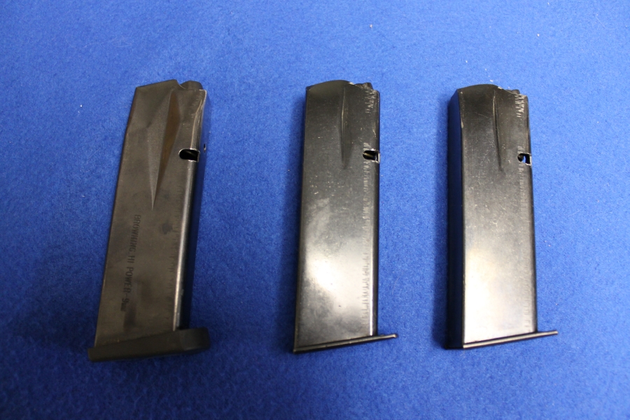 3 Hi-Power Magazines Browning Hi Power 13 Round For Sale at GunAuction ...