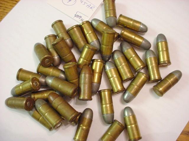 .45 Auto Rim Ammo 36 Loose Rnds Rem Peters Wra For Sale at GunAuction ...