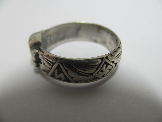 Sterling Silver .925 Nazi Ss Honor Ring For Sale at GunAuction.com ...
