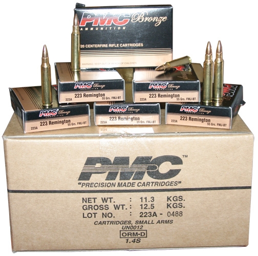 1000 Rounds Of Pmc 223 55 Grn Ammo Free Ship For Sale at GunAuction.com ...