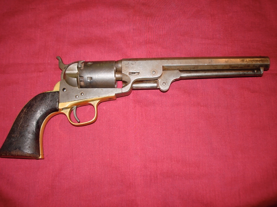 Colt 1851 Navy, Cap and Ball Revolver, Pistol For Sale at GunAuction ...