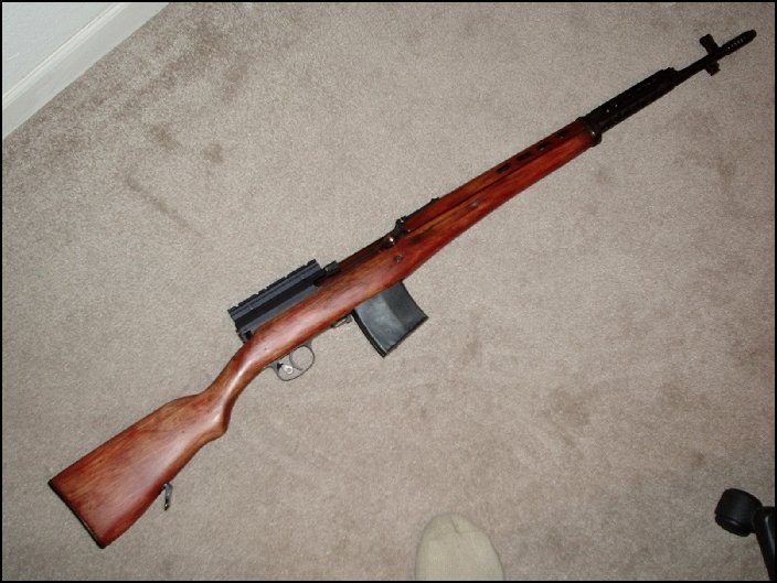 Tokarev svt 40 semi auto rifle 7 62 x 54r