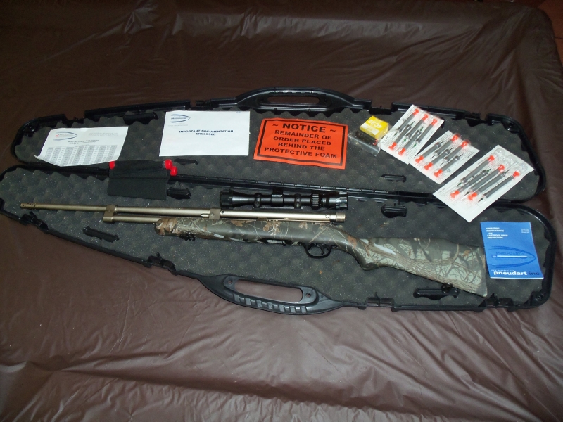 PneuDart 389 On A Marlin 925r PneuDart Tranquilizer Gun Marlin 925r