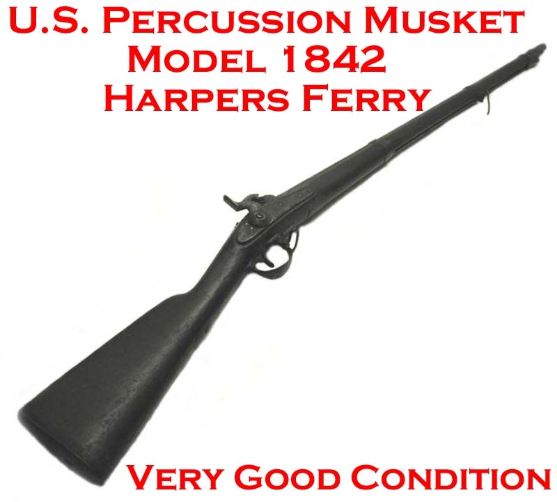 Harpers Ferry Armory 1842 Percussion Musket .69 Cal. Take A Lk... For ...