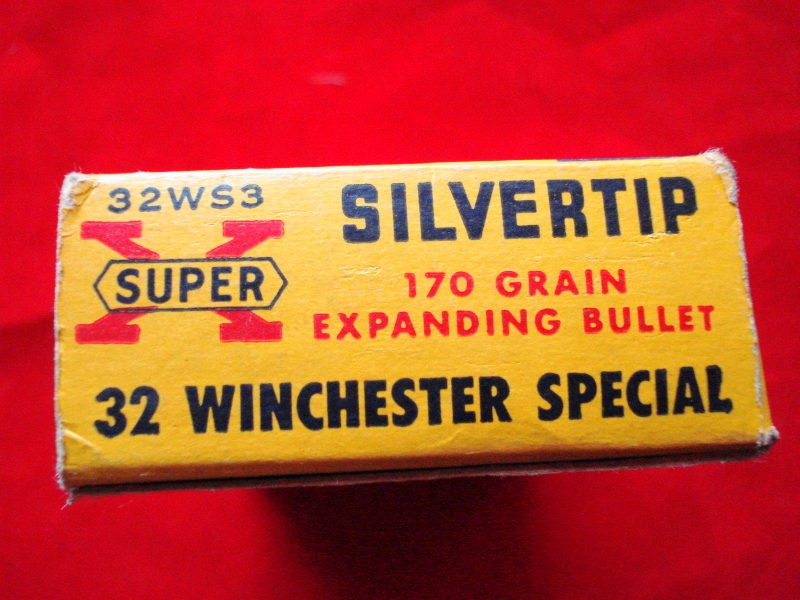 Western Super-X 32 Winchester Spl. Silvertip Mint For Sale at ...