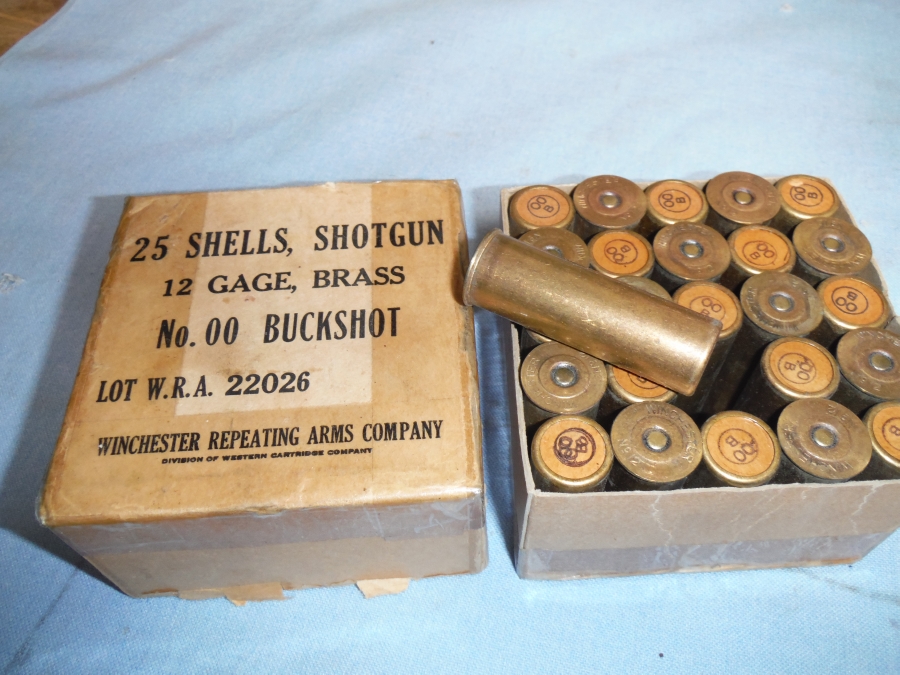 Winchester Wwii 12 Ga All Brass 00 Us Military For Sale At Gunauction