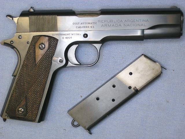 Colt 1911 Gov't Model .45 C&R Colt 1911 Argentine Navy Gov't Model .45 ...