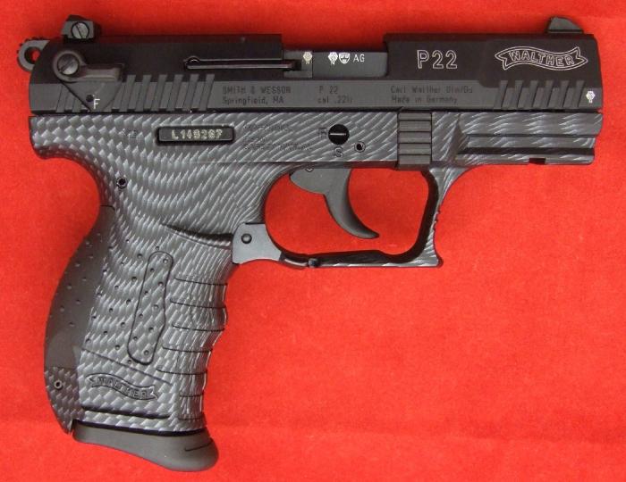 Walther P22 .22 Lr With Box Limited Edition Carbon Fiber Coated Frame ...