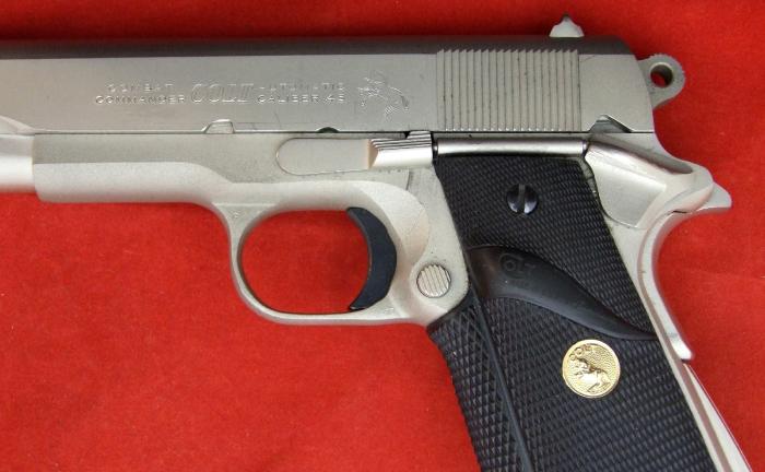 Colt Combat Commander .45 Acp Scarce Satin Nickel Finish Series 70 No ...