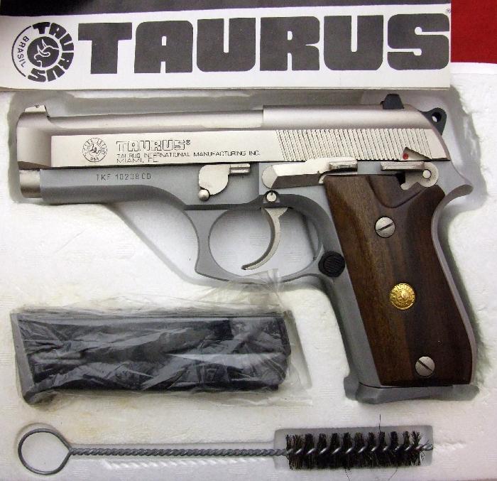 Taurus Pt 92 C 9mm Compact Nickel Wbox 2 Hi Cap Mags No Reserve Or Min For Sale At Gunauction 7580