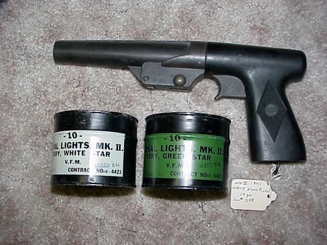 Vulcan Mfg Inc 1945 Navy 10 Ga Usn Signal Flare Pistol Mark 5 Wwii &2 ...