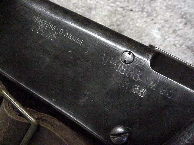 French Mle 1886 M95 R35 Mas 86 With Correct Carbine Bayonet 8mm Lebel ...