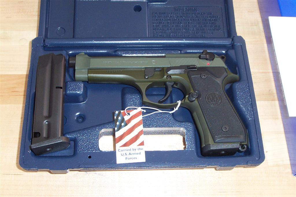 Beretta 92fs 9mm Limited Edition Olive Drab For Sale at GunAuction.com ...