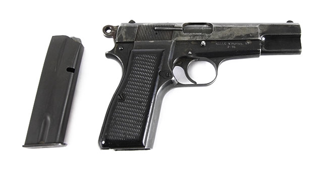 Fn Browning P-35 9mm Pistol W/ 13 Rnd Magazine For Sale at GunAuction ...