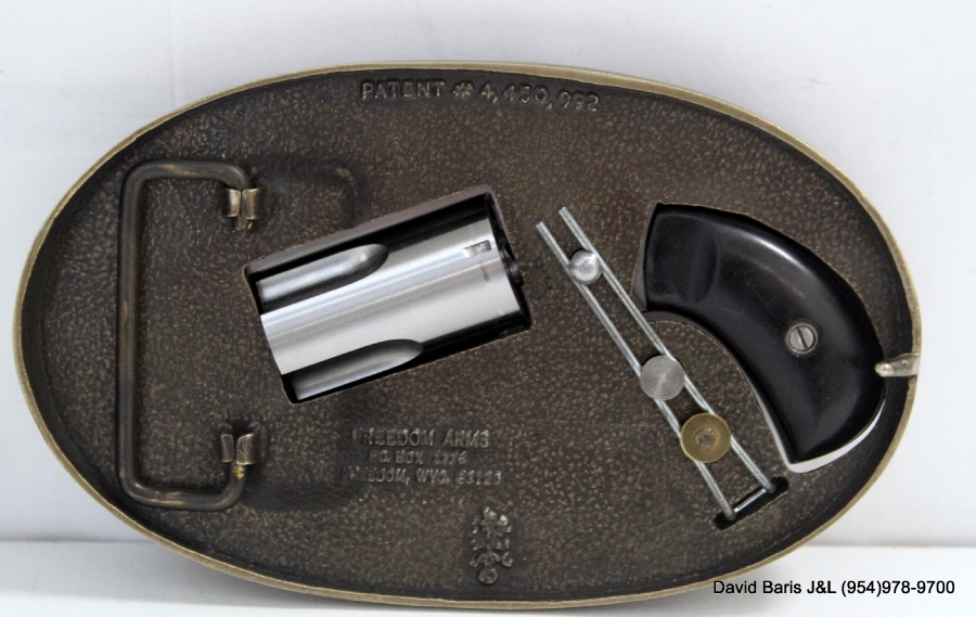 Freedom Arms 22 Mag. Derringer With Belt Buckle & Case For Sale at ...