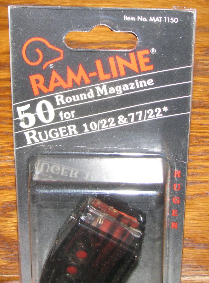 Ruger 10/22 RamLine 50 Round Magazine N/R For Sale at