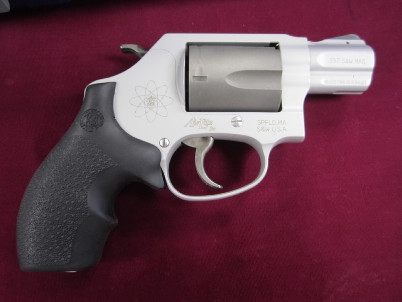 Smith & Wesson S&W 360 Sc Air-Lite .357 Mag. W/Hogue Boot Grip For Sale ...