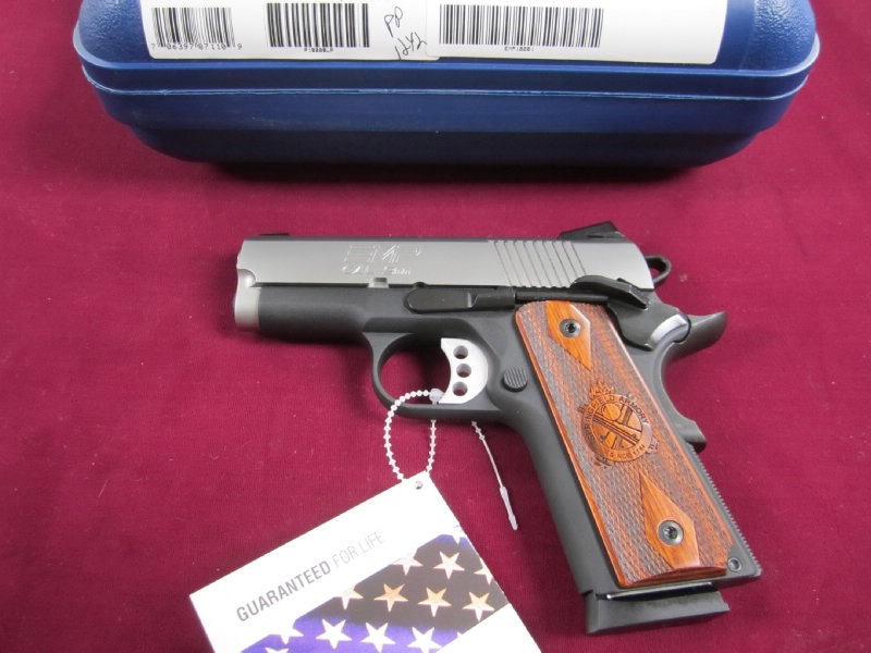 Springfield Armory (Geneseo, Il) Springfield Emp .9mm, Ss Slide, 3 Bbl