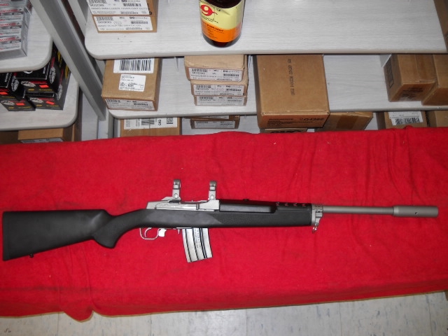 Ruger Mini-14 Target-Hogue Stock-22in Bbl-Hvy Bbl-20rd